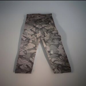 Wrangler Olive & Gray Camo Cargo Pants